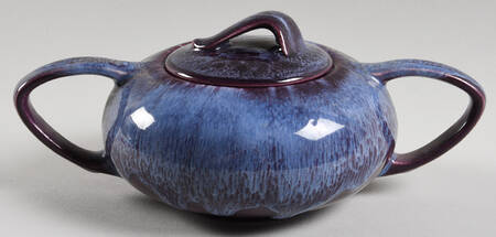 California Heritage Purple Sugar Bowl & Lid