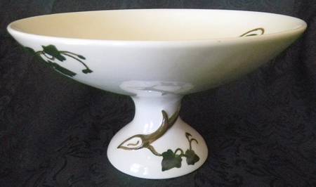 California Ivy Round Compote (Height X Width)