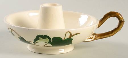California Ivy Handled Candleholder by Metlox - Poppytrail - Vernon