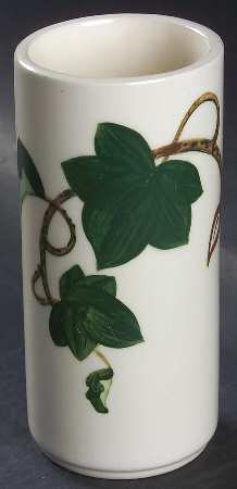 California Ivy 6" Cylinder Vase by Metlox - Poppytrail - Vernon
