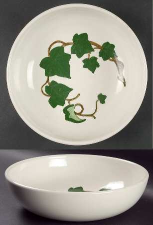 California Ivy 9" Round Vegetable Bowl by Metlox - Poppytrail - Vernon