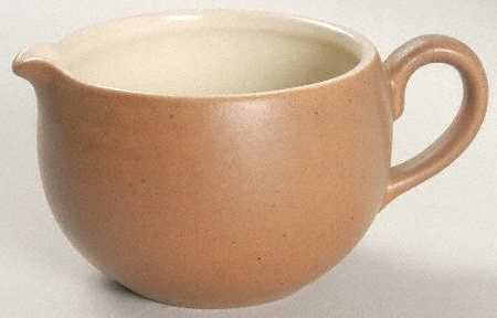 Calico Brown Yellow (Floral) Creamer