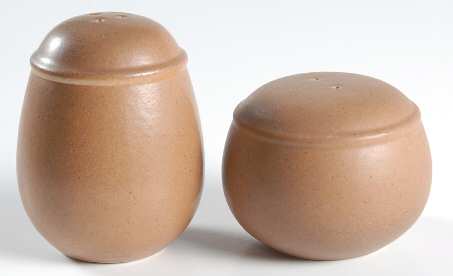 Calico Brown Yellow (Floral) Salt & Pepper Set