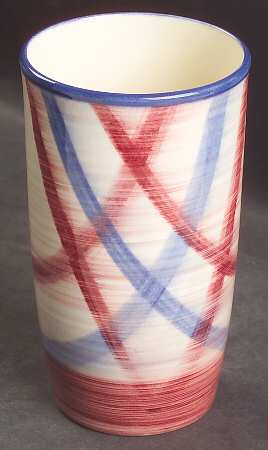 Calico Pink Blue (Plaid) 16 Oz Tumbler