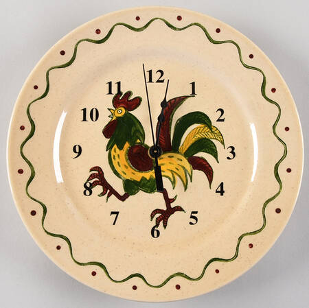 California Provincial 1-2" depth  Clock Plate HC