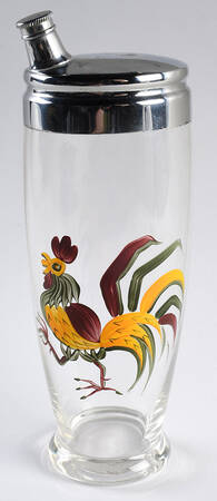 California Provincial Glassware Cocktail Shaker & Metal Lid