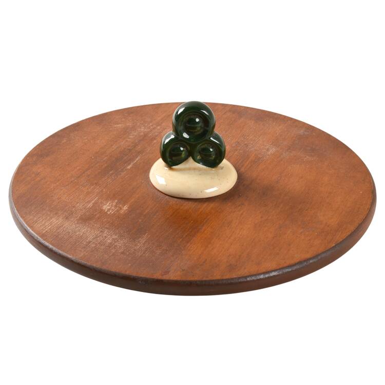 California Provincial Wood Lid for Flur Canister