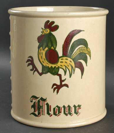 California Provincial Flour Canister No Wood Lid