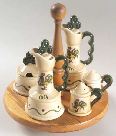 California Provincial Condiment Set
