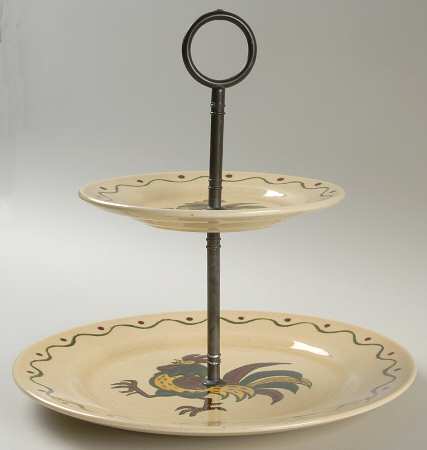 California Provincial 2 Tiered Serving Tray (Dinner&Bread/Butter Plate)