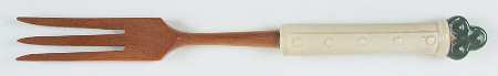 California Provincial Salad Serving Fork with Wood Prongs