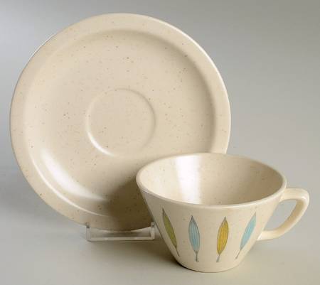 California Palm Flat Cup & Saucer Set
