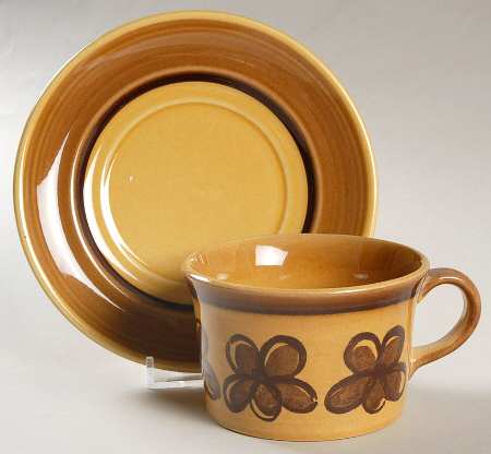 Carmel Flat Cup & Saucer Set