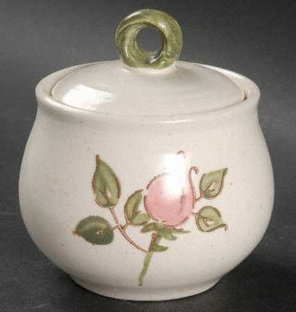 California Rose Sugar Bowl & Lid