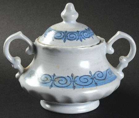 Castile Sugar Bowl & Lid