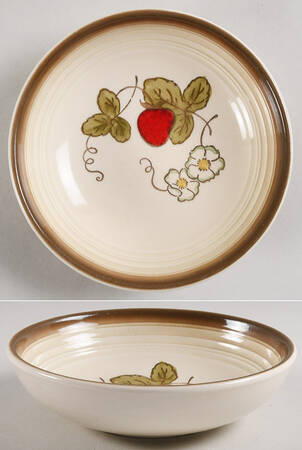 California Strawberry Coupe Soup Bowl