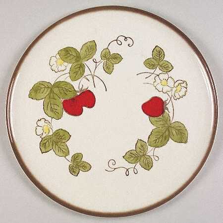 California Strawberry 13" Chop Plate (Round Platter)