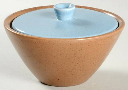 California Tempo Blue Sugar Bowl & Lid