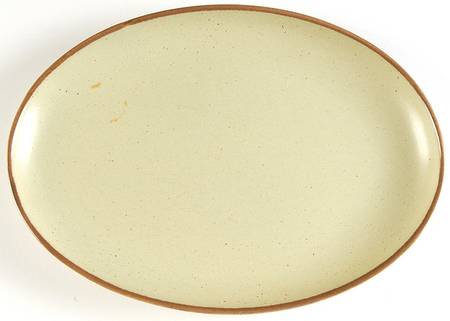 California Tempo Green 11" Oval Serving Platter