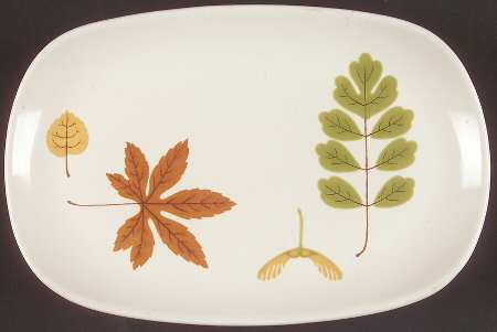 Central Park (White Background) 9" Oval Serving Platter