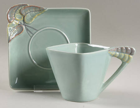 Chatelaine (Jade) Flat Cup & Saucer Set