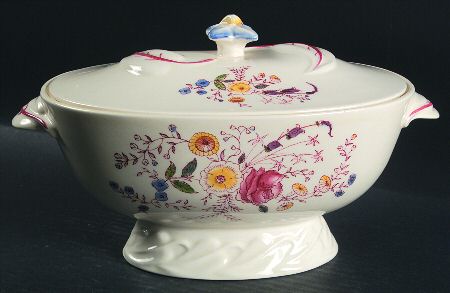 Chintz Oval Covered Vegetable