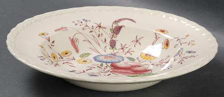 Chintz Rim Soup Bowl