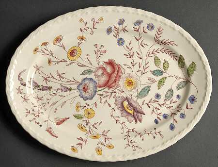 Chintz 12" Oval Serving Platter