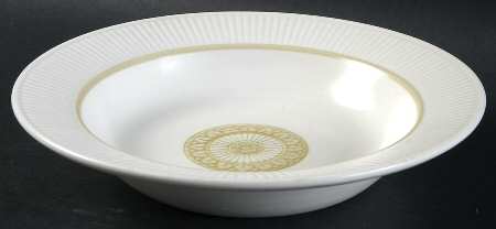 Classic Flower Rim Soup Bowl