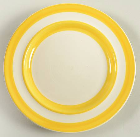 Colorbands Yellow Salad Plate
