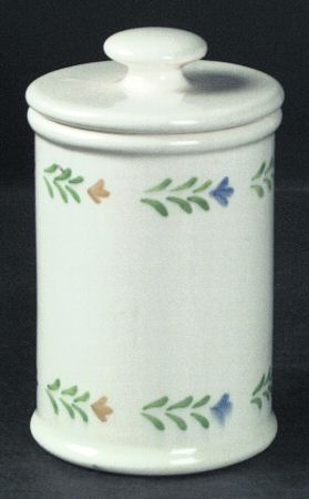 Country Floral Small Canister & Lid