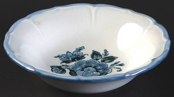Colonial Garden Blue Fruit/Dessert (Sauce) Bowl
