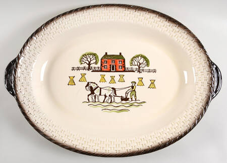 Colonial Heritage 22" Oval Serving Platter
