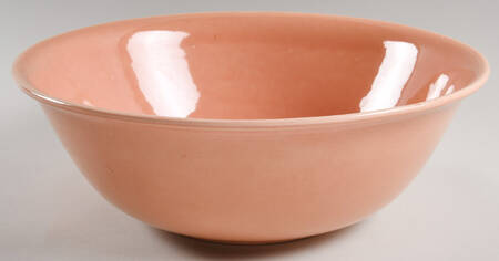 Colorstax Apricot 12" Large Salad Serving Bowl by Metlox - Poppytrail - Vernon