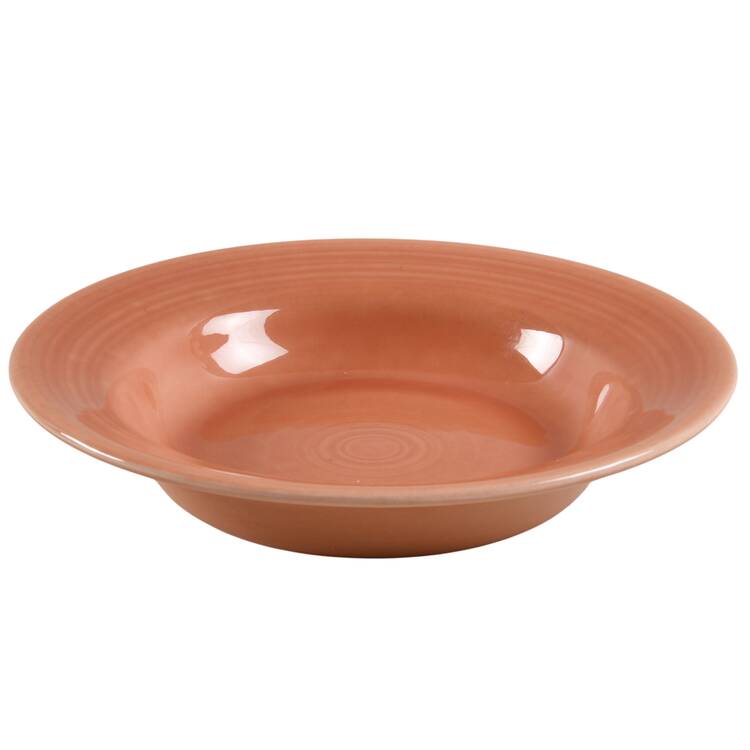 Colorstax Apricot Rim Soup Bowl