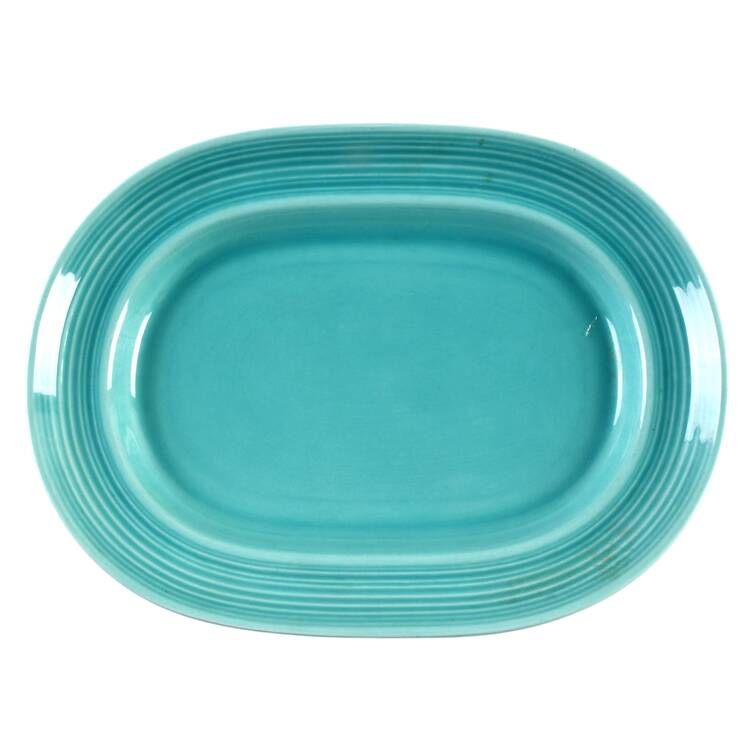 Colorstax Aqua 10" Oval Serving Platter