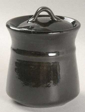 Colorstax Black Sugar Bowl & Lid