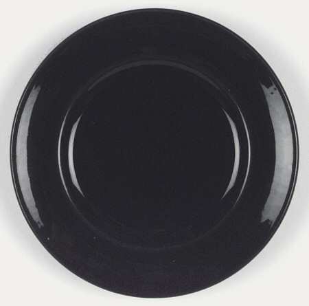 Colorstax Black Bread & Butter Plate