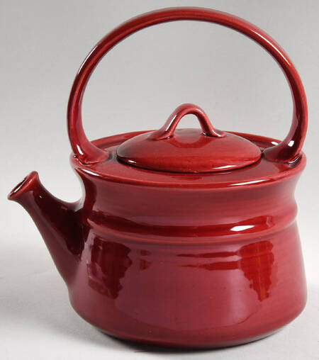 Colorstax Cranberry Teapot & Lid