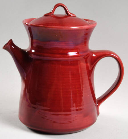 Colorstax Cranberry Coffee Pot & Lid