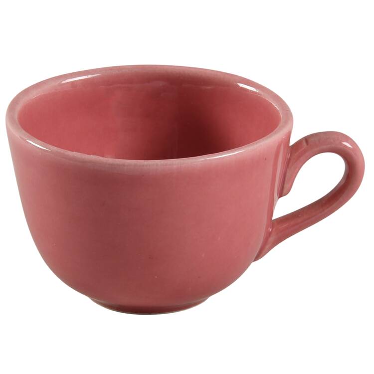 Colorstax Pink Rose Flat Demitasse Cup