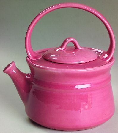 Colorstax Pink Rose Teapot & Lid