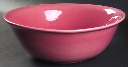 Colorstax Pink Rose 12" Large Salad Serving Bowl
