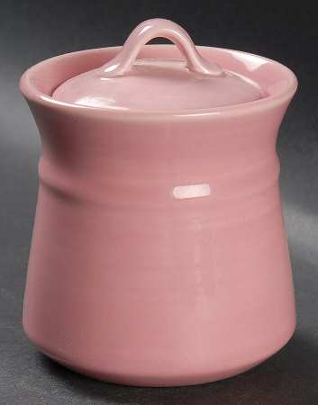 Colorstax Pink Rose Sugar Bowl & Lid