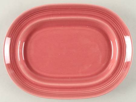 Colorstax Pink Rose 10" Oval Serving Platter