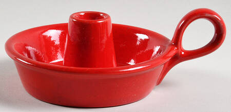 Colorstax Bright Red Single Light Candlestick