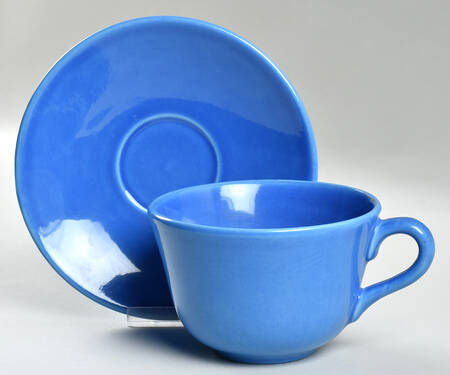 Colorstax Sky Blue Oversized Cup & Saucer Set