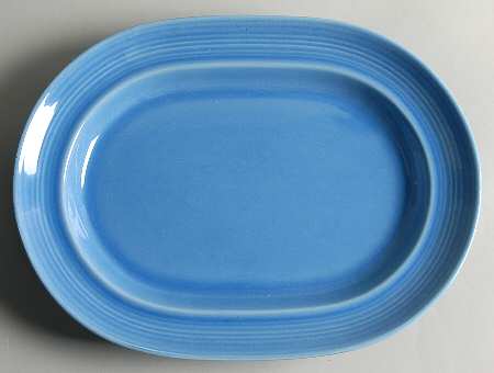 Colorstax Sky Blue 13" Oval Serving Platter