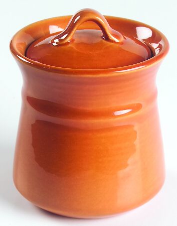 Colorstax Terra Cotta Sugar Bowl & Lid