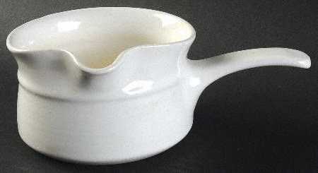 Colorstax White Gravy Boat